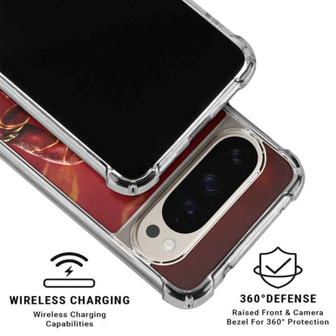 DC Comics The Flash Movie: The Fastest Man Alive Pixel 9/9 Pro Clear Case